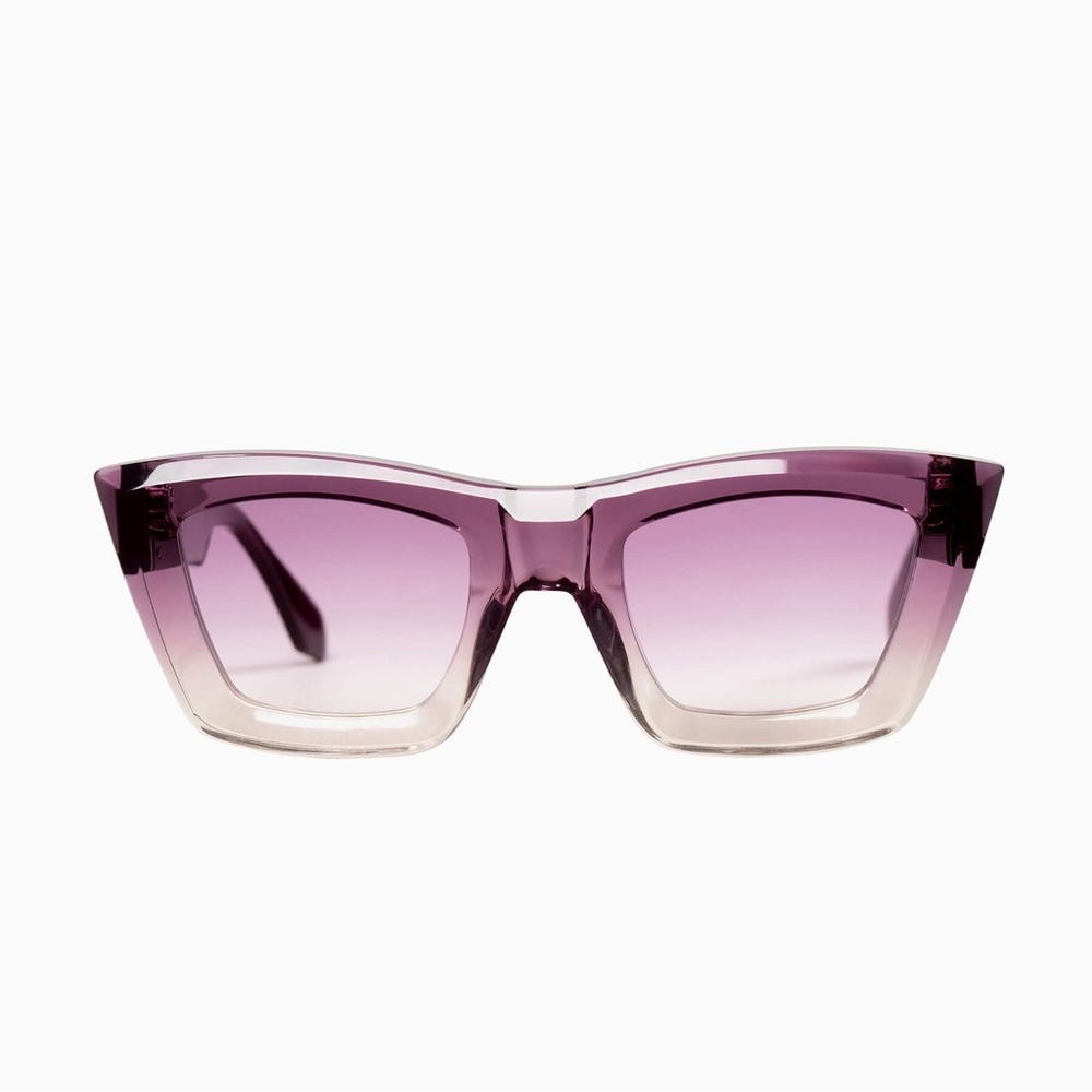 Valley SoHo Sunglasses – Purple Grey Gradient Cat-Eye